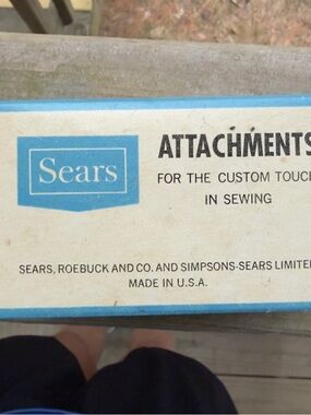 Sears Sewing Attachments